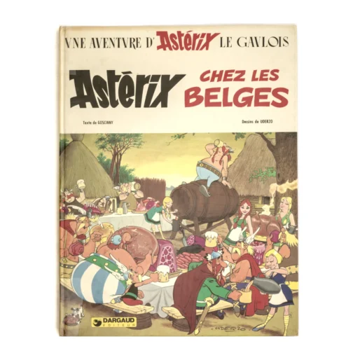Couverture de la BD Astérix chez les Belges