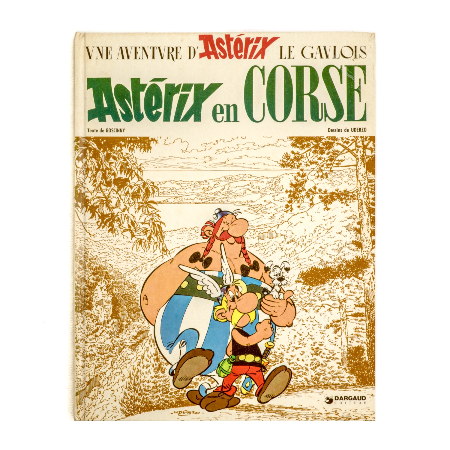Couverture de la bande dessinée Astérix en Corse