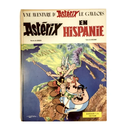 Couverture de la bande dessinée Astérix en Hispanie