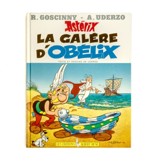 Couverture de la bande dessinée Astérix La Galère d'Obélix