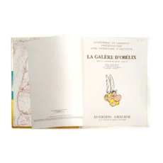 4ème plat de l'album La Galère d'Obélix montrant la liste des titres parus