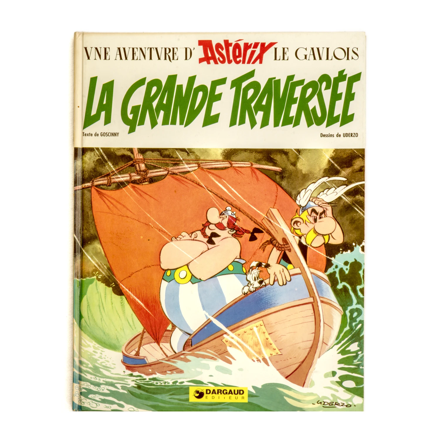 Couverture avant de la bande dessinée Astérix La Grande Traversée