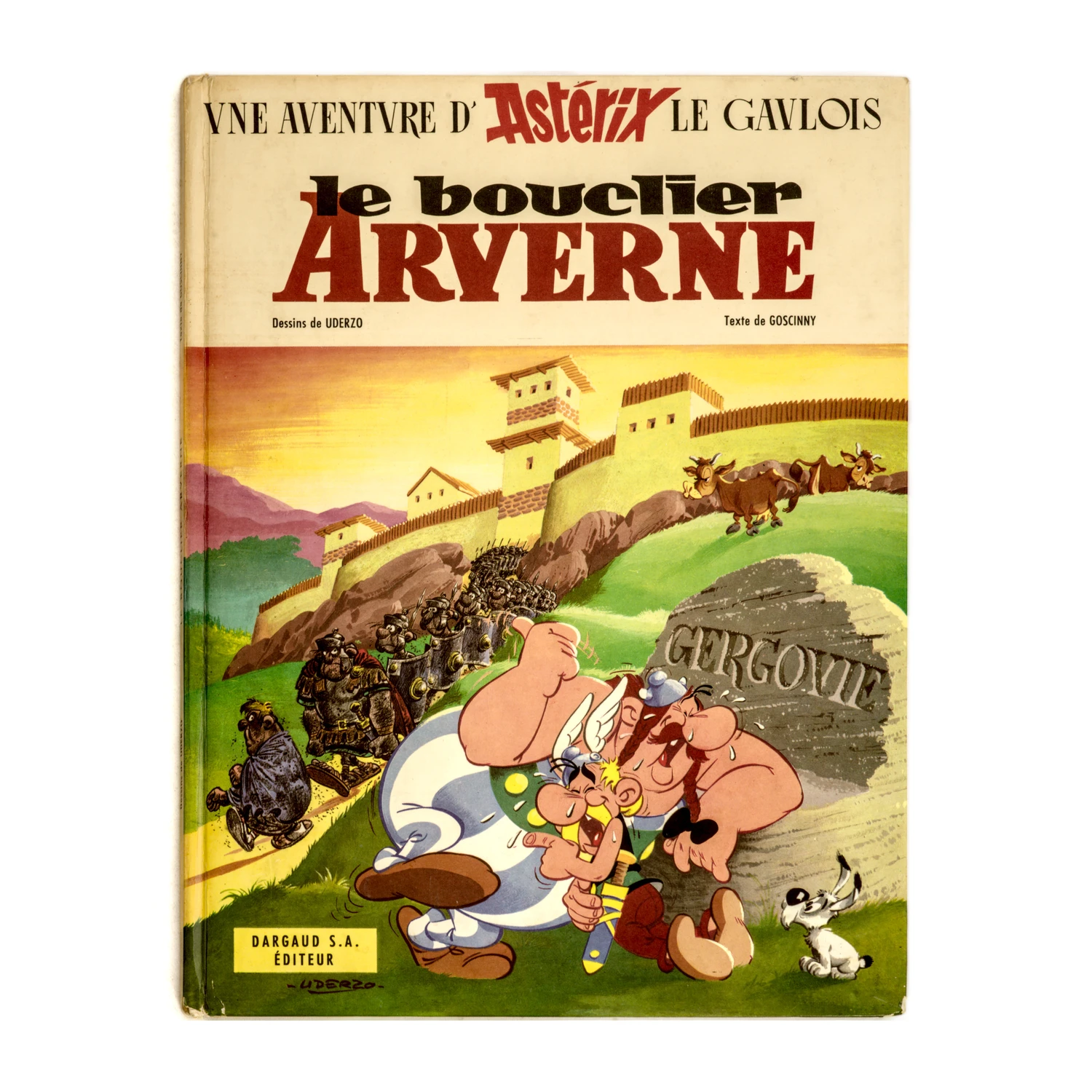 Couverture de la BD Astérix Le Bouclier Arverne Édition Originale 1968
