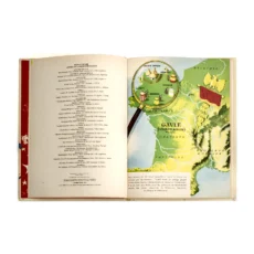 4ème plat de l'album Astérix Le Cadeau de César montrant Obélix et la liste des albums