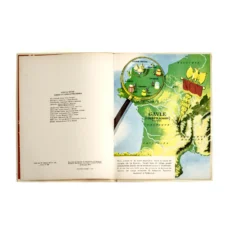 4ème plat de la BD Astérix Le Domaine des dieux avec liste des albums sur le menhir