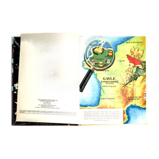 Page de garde et mentions légales indiquant le Dépôt légal de 1980 pour Astérix Le Grand Fossé
