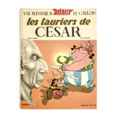 Couverture de la bande dessinée Astérix Les Lauriers de César