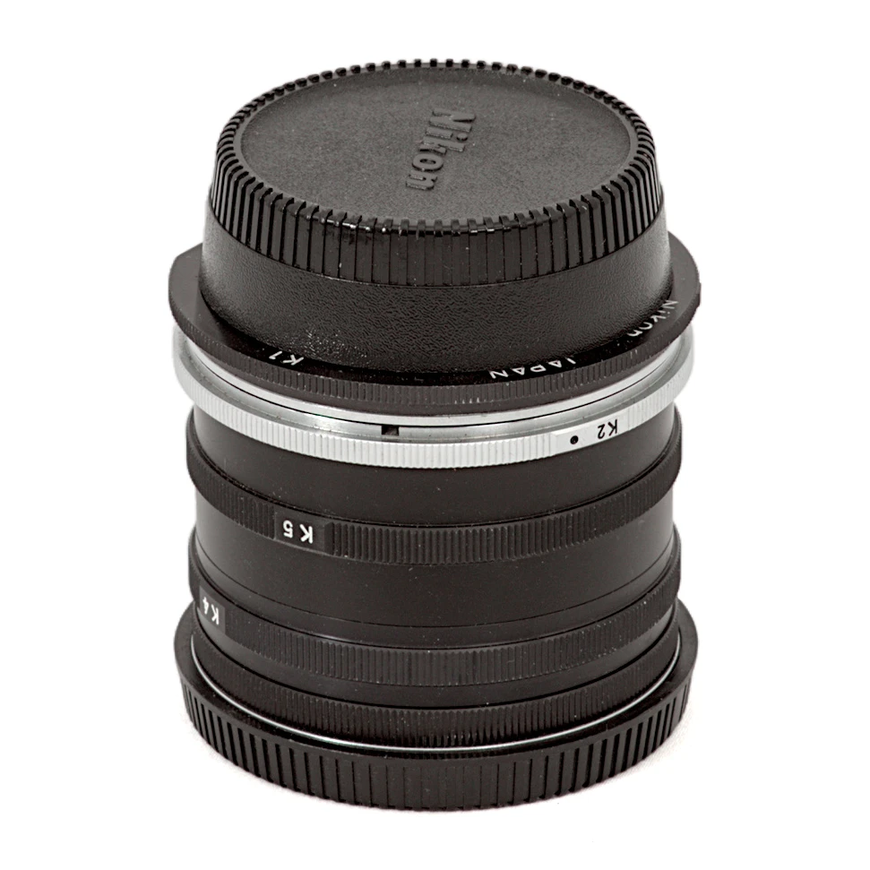 Set de bagues allonges Nikon K empilées avec bouchons
