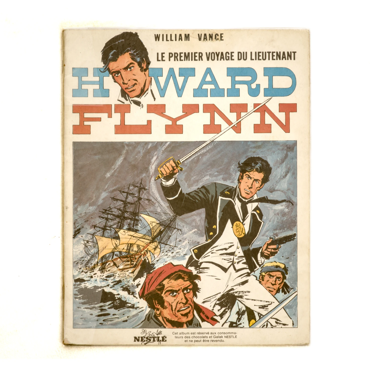 Couverture de la bande dessinée Howard Flynn Le premier voyage du lieutenant