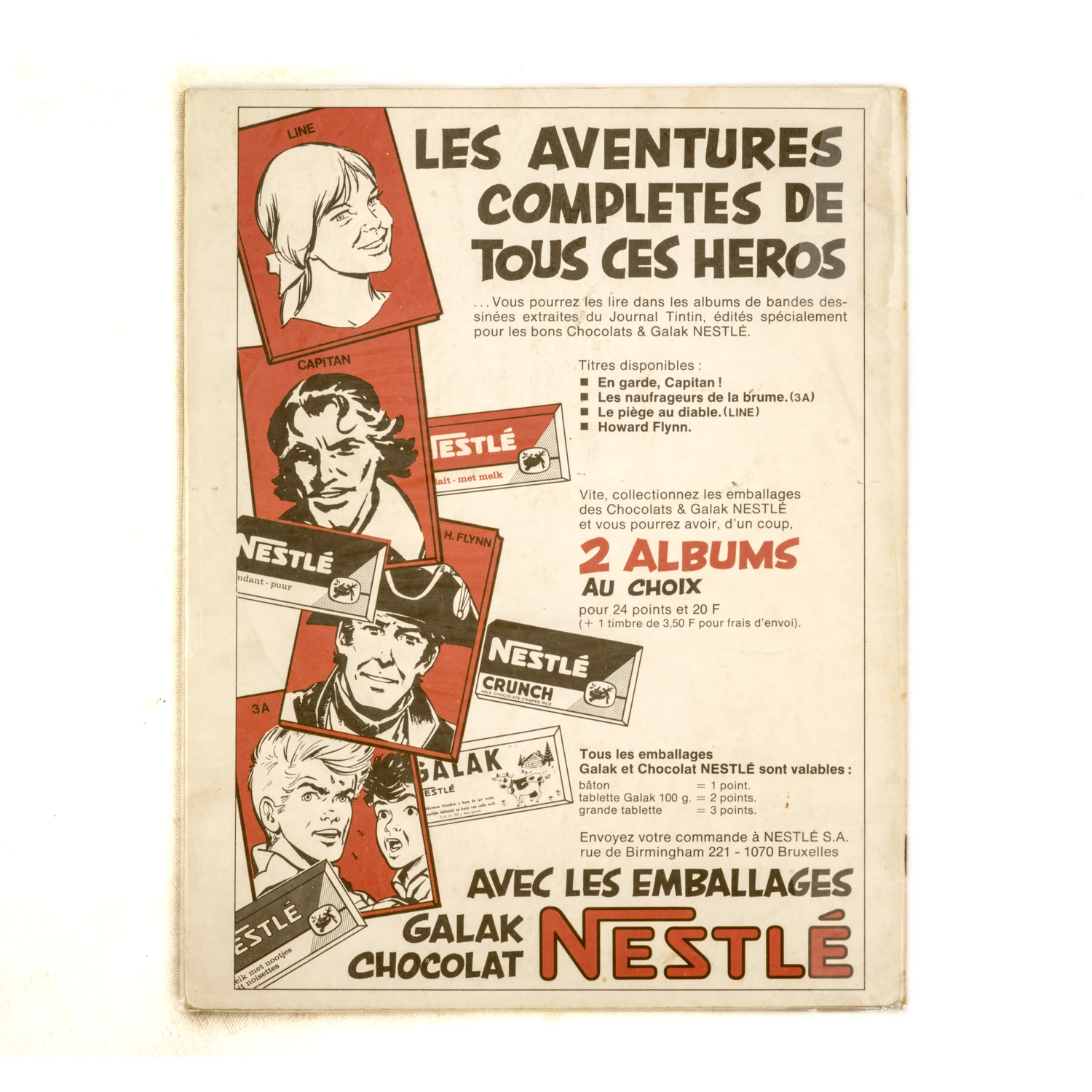 édition Nestlé 1966 par William Vance