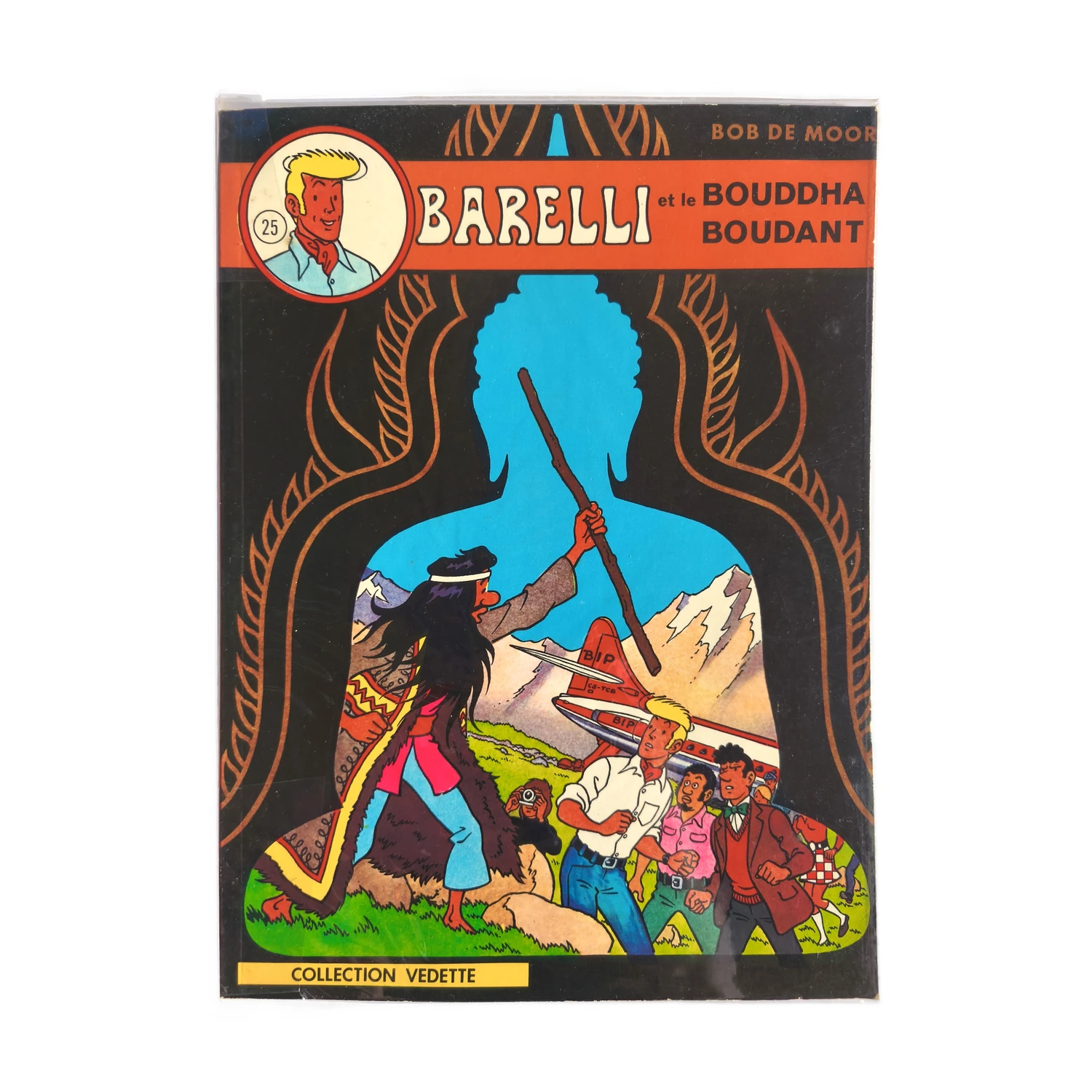 Couverture de la BD Barelli et le Bouddha boudant par Bob de Moor