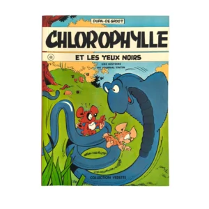 Couverture de la BD Chlorophylle et les yeux noirs par Dupa et De Groot