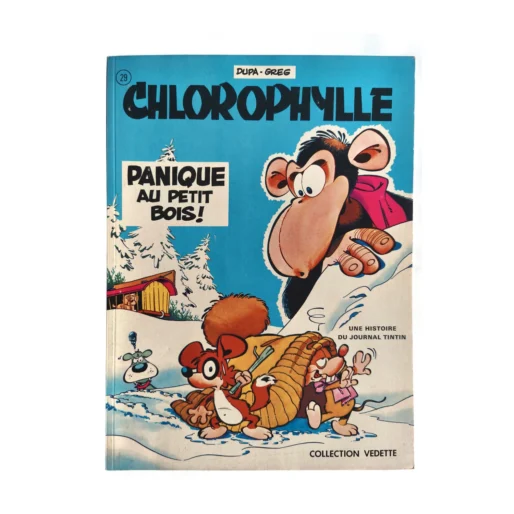 Couverture de la BD Chlorophylle Panique au petit bois par Dupa et Greg
