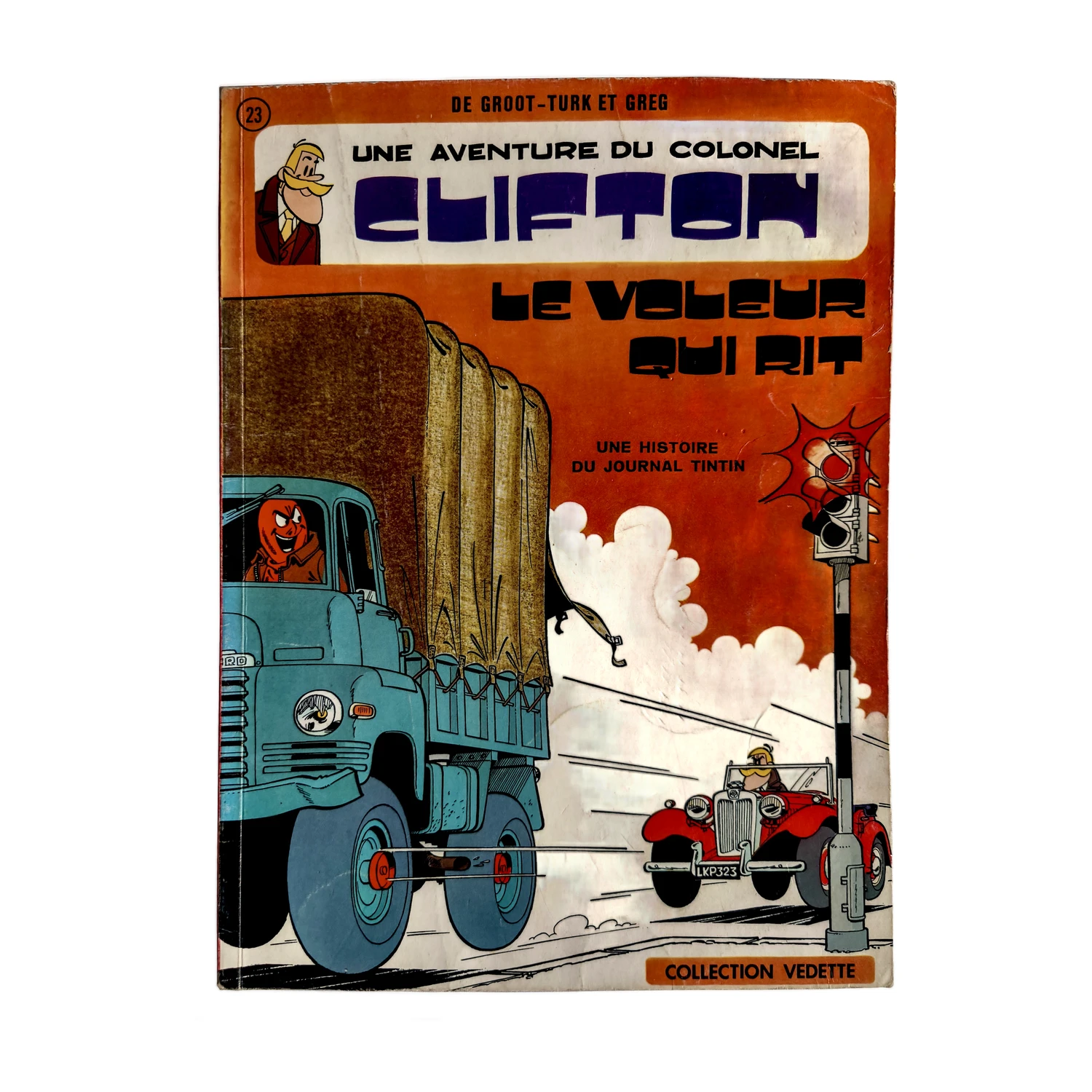 Couverture de la BD Clifton Le Voleur qui rit