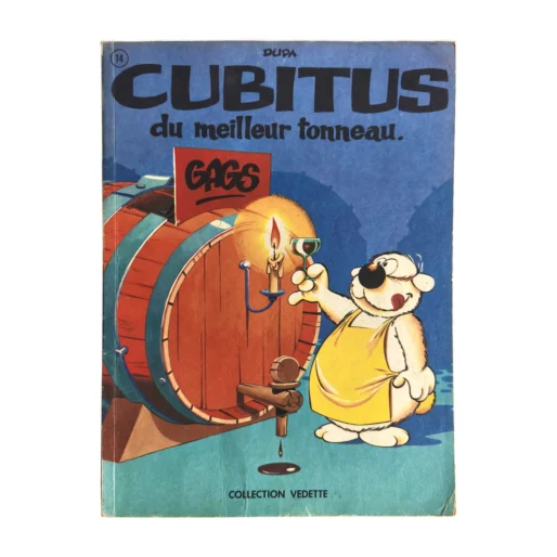 Couverture de la BD Cubitus du meilleur tonneau par Dupa