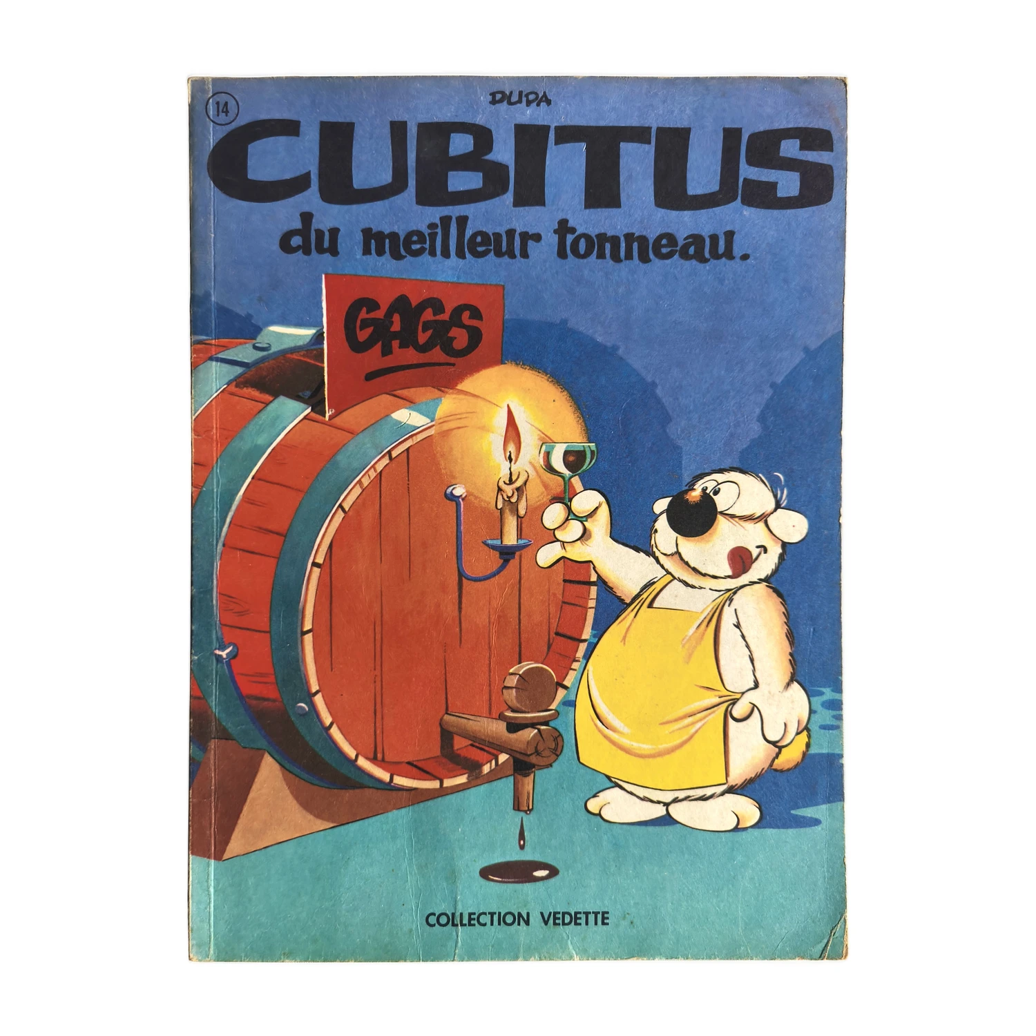 Couverture de la BD Cubitus du meilleur tonneau par Dupa
