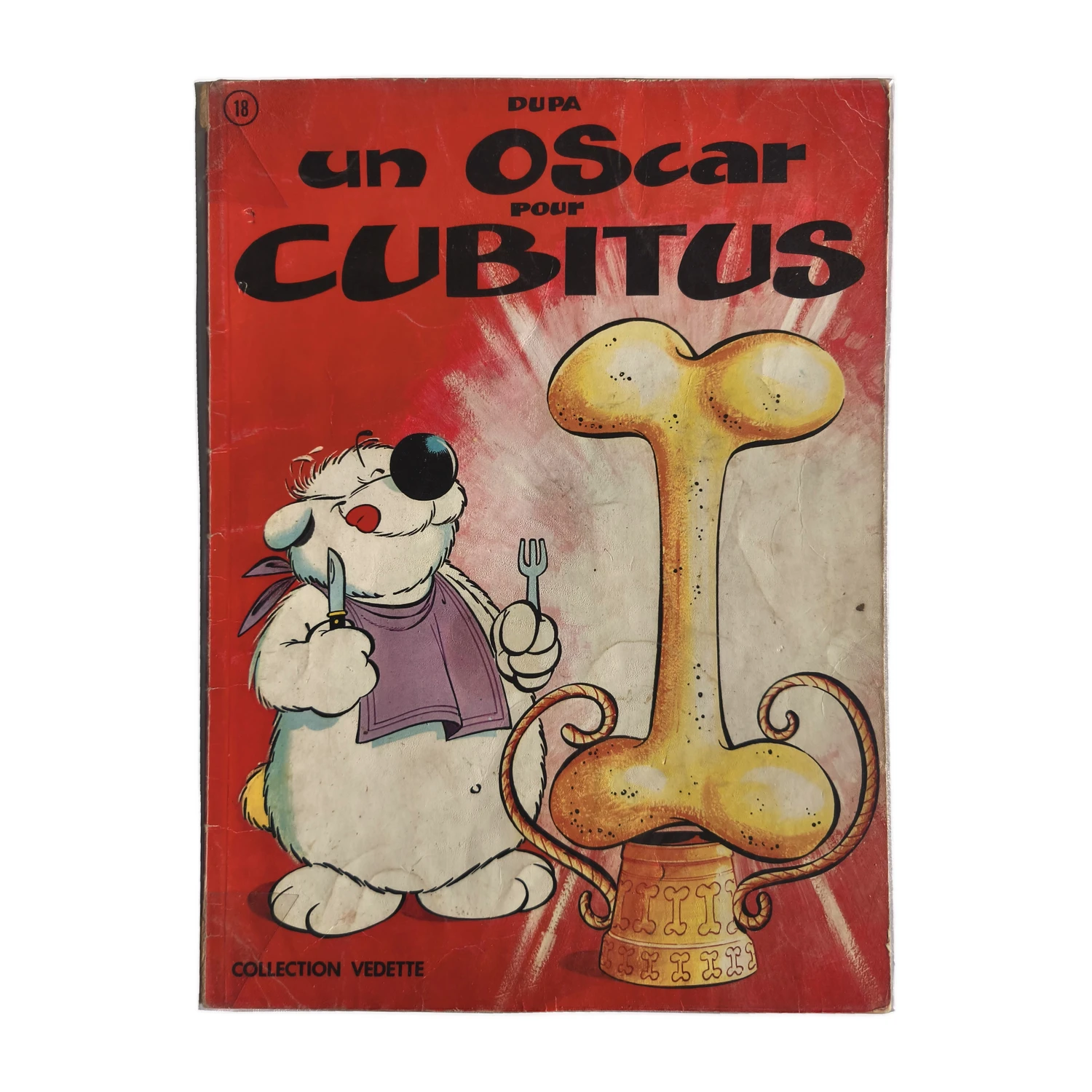 Couverture de la BD Un Oscar pour Cubitus par Dupa