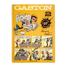 Couverture de la BD Gaston Lagaffe Tome 2 édition spéciale 40e anniversaire