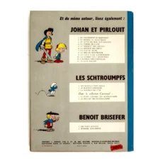 Quatrième plat de la BD avec la liste des albums parus jusqu'en 1967