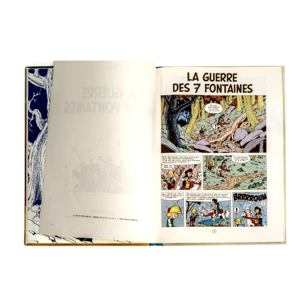 Première page de l'album avec la mention du copyright de 1967