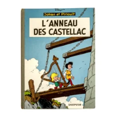 Couverture de la bande dessinée Johan et Pirlouit L'Anneau des Castellac par Peyo