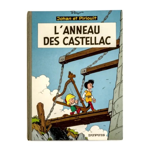 Couverture de la bande dessinée Johan et Pirlouit L'Anneau des Castellac par Peyo
