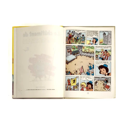 4ème plat de la BD listant les albums parus jusqu'en 1968