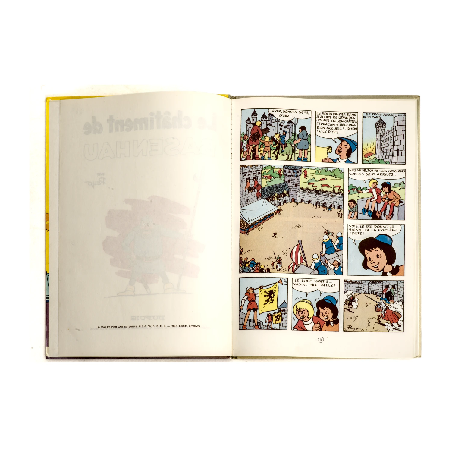 4ème plat de la BD listant les albums parus jusqu