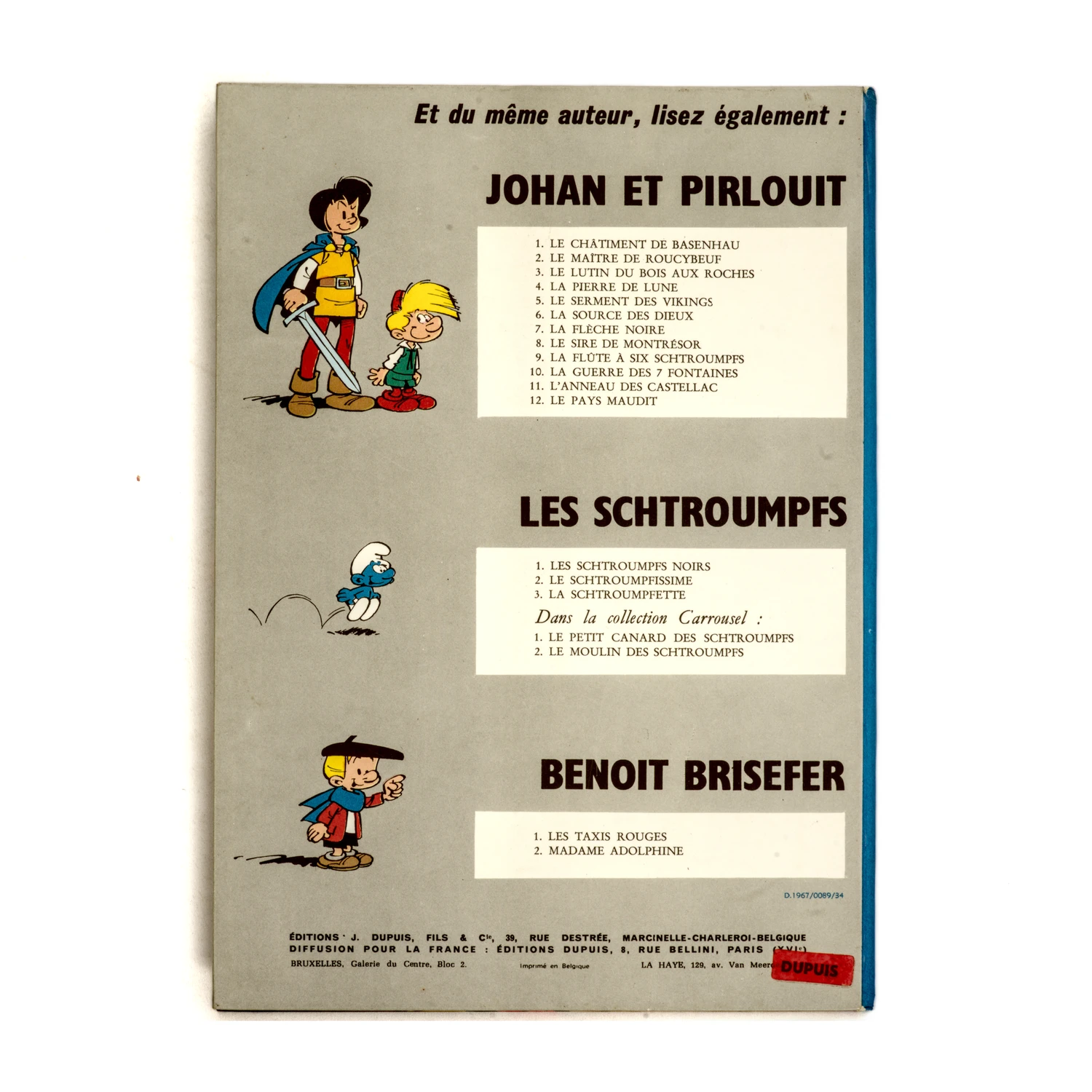 édition Dupuis