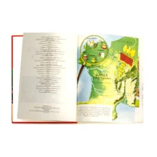 Quatrième de couverture de la BD Les 12 Travaux d'Astérix avec liste des albums