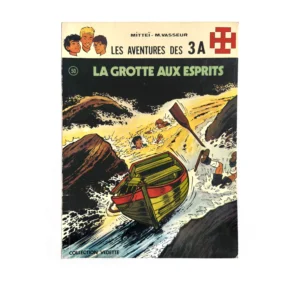 Couverture de la BD Les Aventures des 3 A - La Grotte aux Esprits