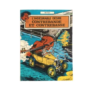 Couverture de la bande dessinée L'Indésirable Désiré Contrebande et contrebasse par Mitteï