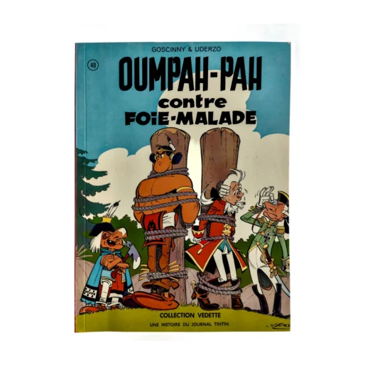 Couverture de la BD Oumpah-Pah contre Foie-Malade