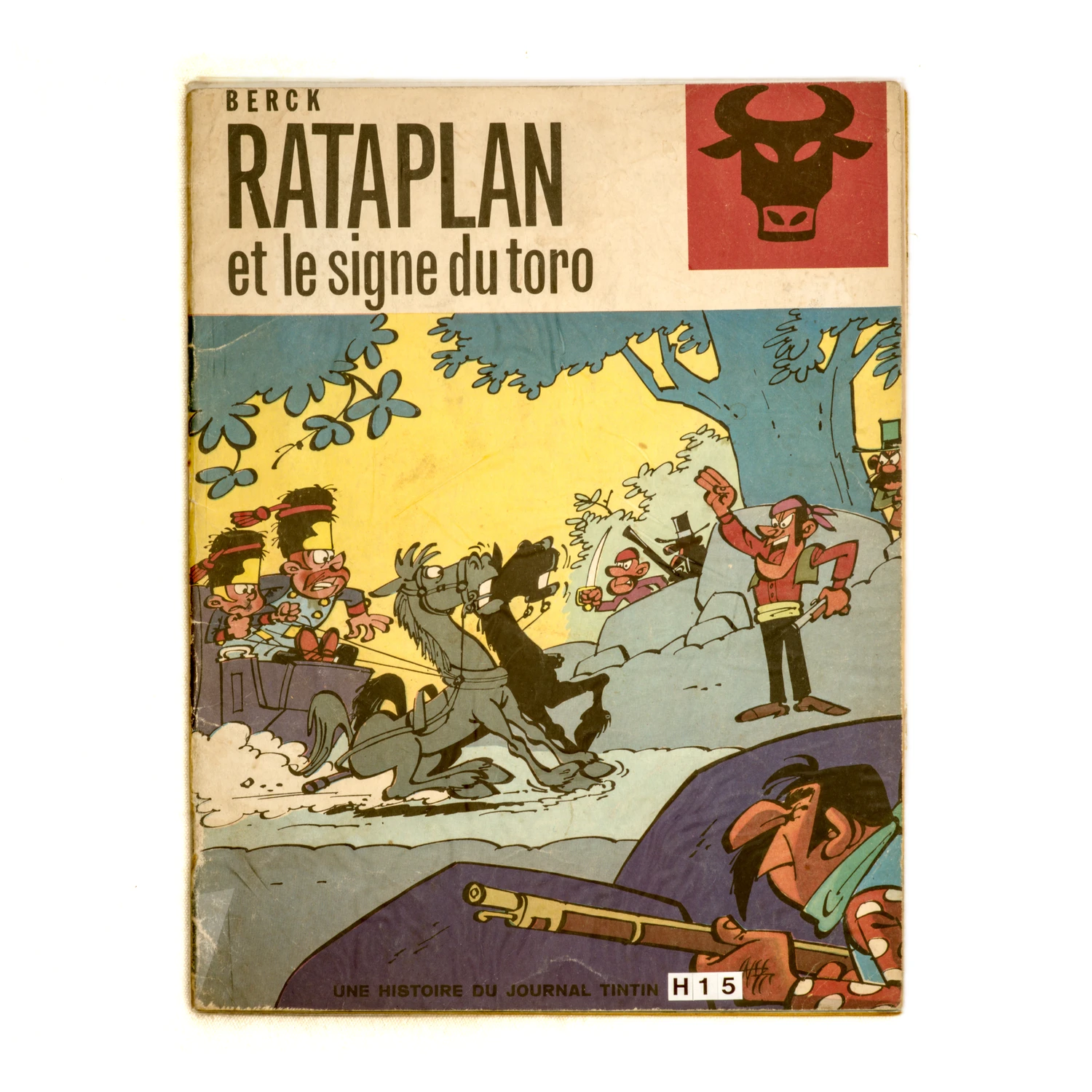 Couverture de la BD Rataplan et le signe du toro par Berck