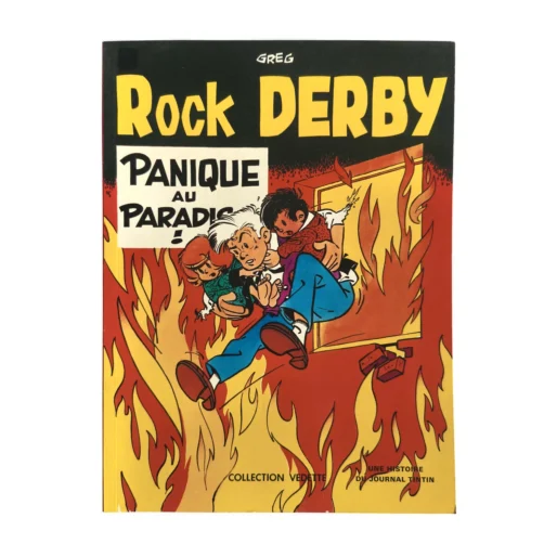 Couverture de la BD Rock Derby Panique au Paradis par Greg