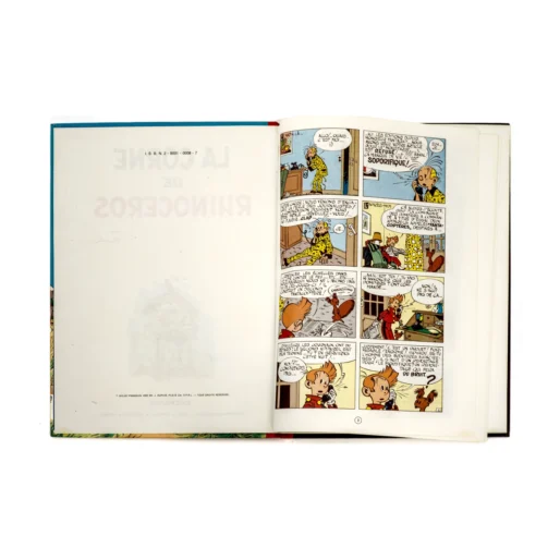 Quatrième plat de la BD Spirou et Fantasio N°6 listant les albums jusqu'au tome 25