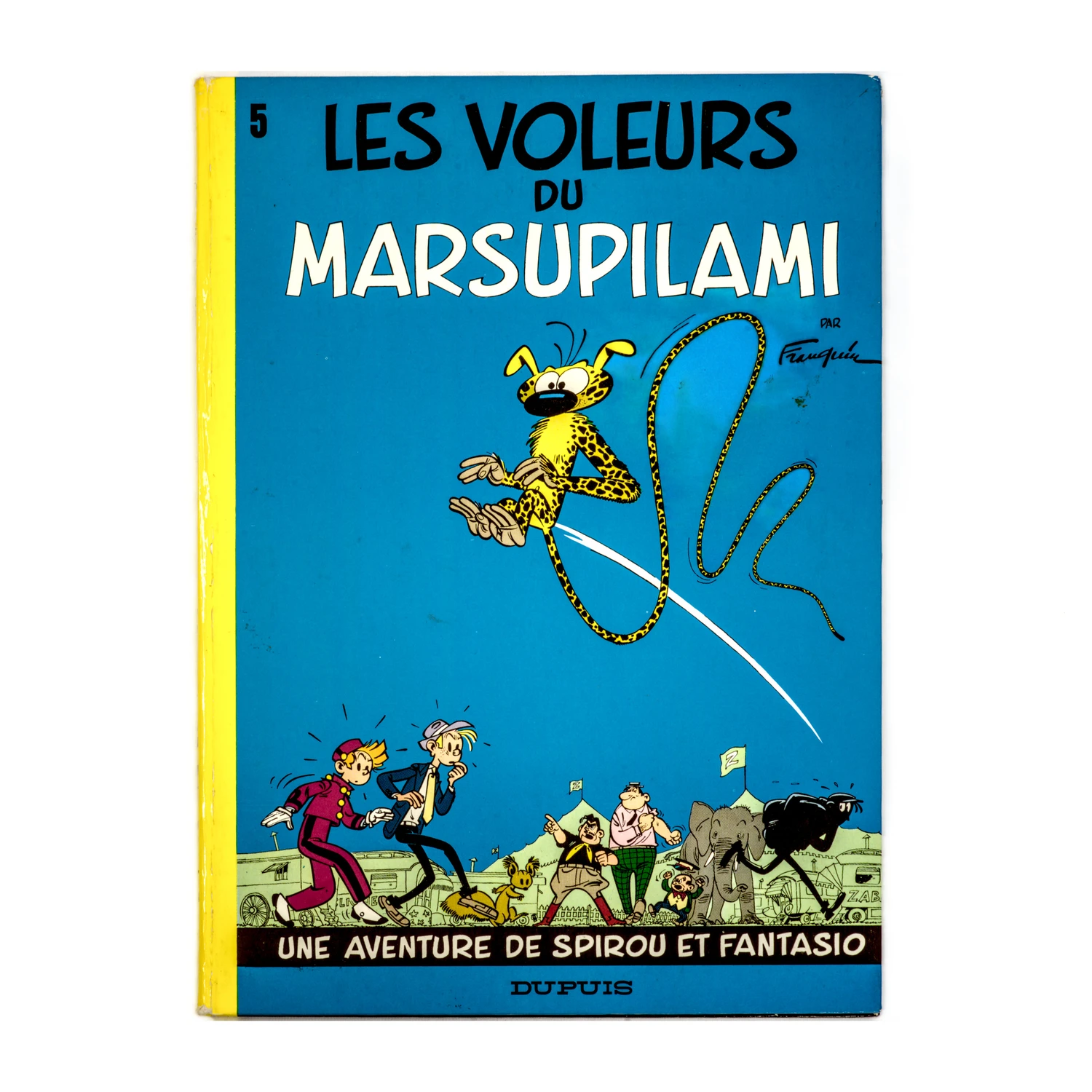 Couverture avant de la bande dessinée Spirou et Fantasio Les Voleurs du Marsupilami