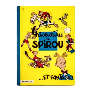 Couverture avant de la BD Spirou et Fantasio N°1 4 aventures