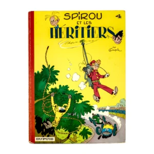 Couverture avant de la bande dessinée Spirou et les Héritiers tome 4 par Franquin