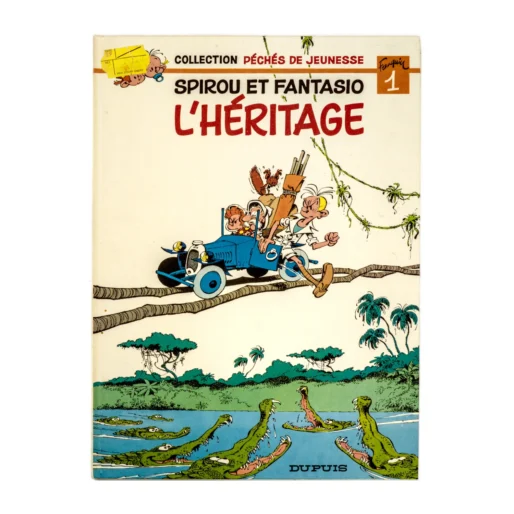 Couverture de la BD Spirou et Fantasio L'Héritage