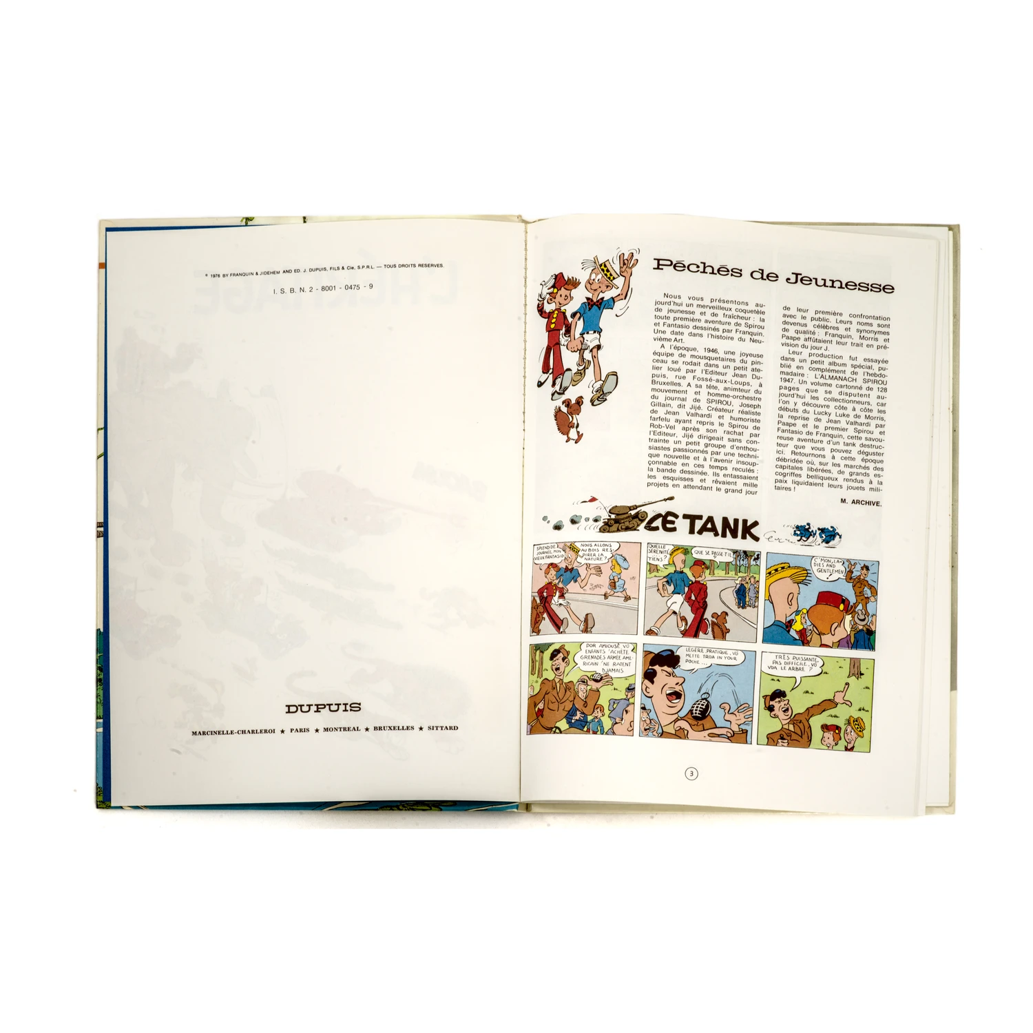4ème plat de la BD Spirou L