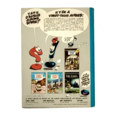 Dos de l'album Spirou N°18 listant les autres titres de la collection