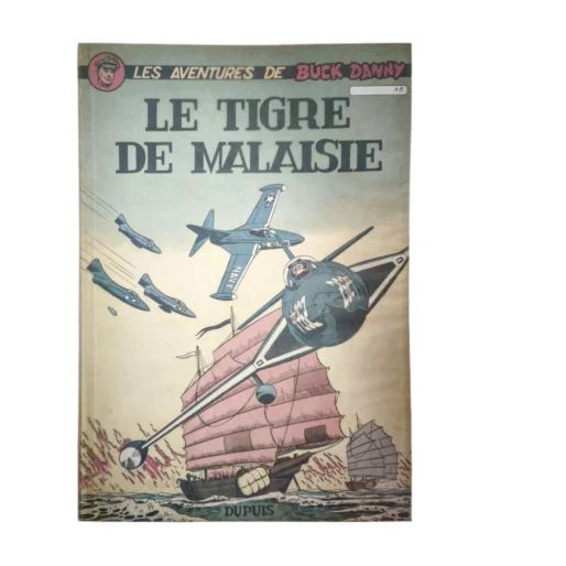 Couverture de la BD Buck Danny Le Tigre de Malaisie Édition Originale