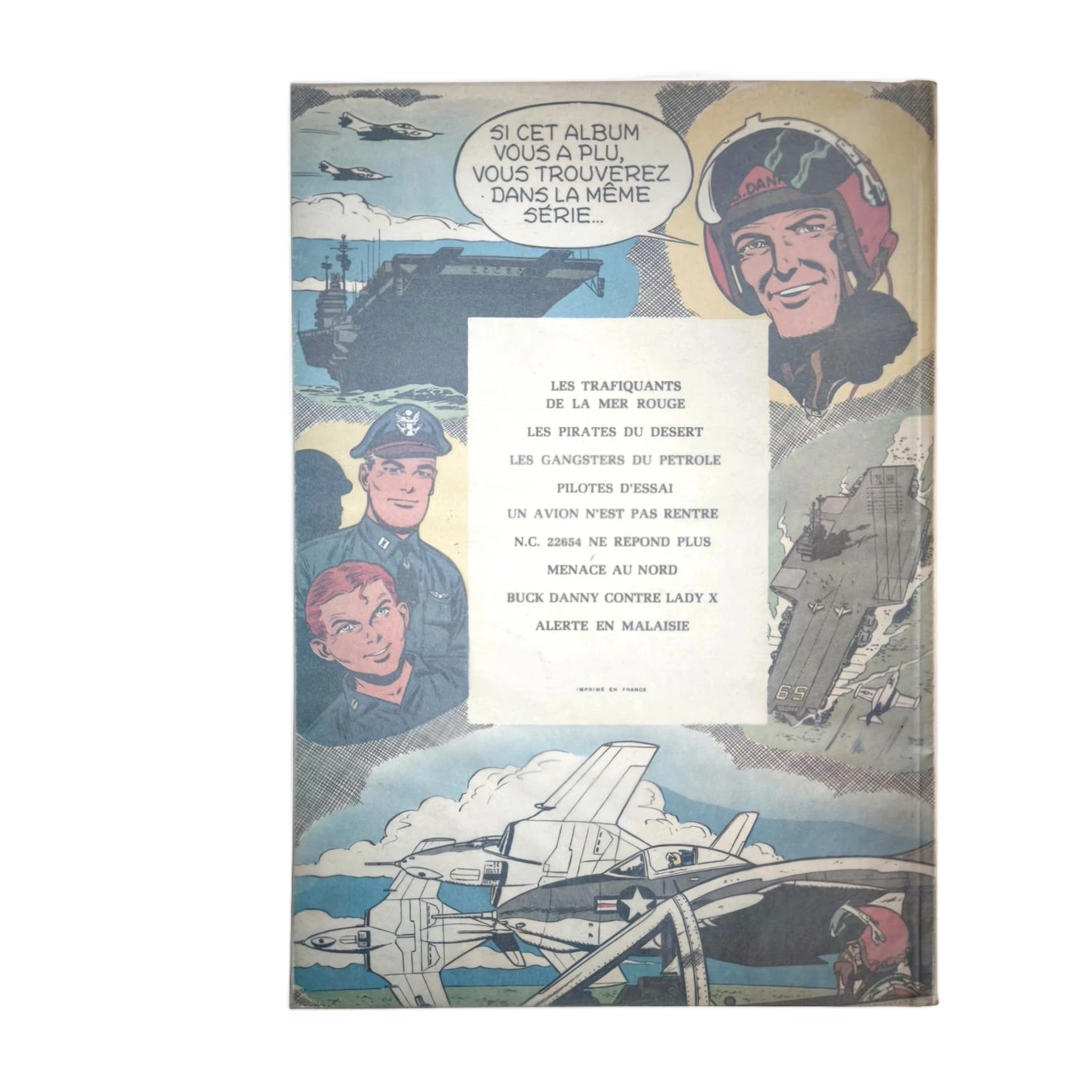 4ème plat de la BD Buck Danny Le Tigre de Malaisie confirmant l