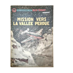 Première de couverture de la BD Buck Danny Mission vers la vallée perdue