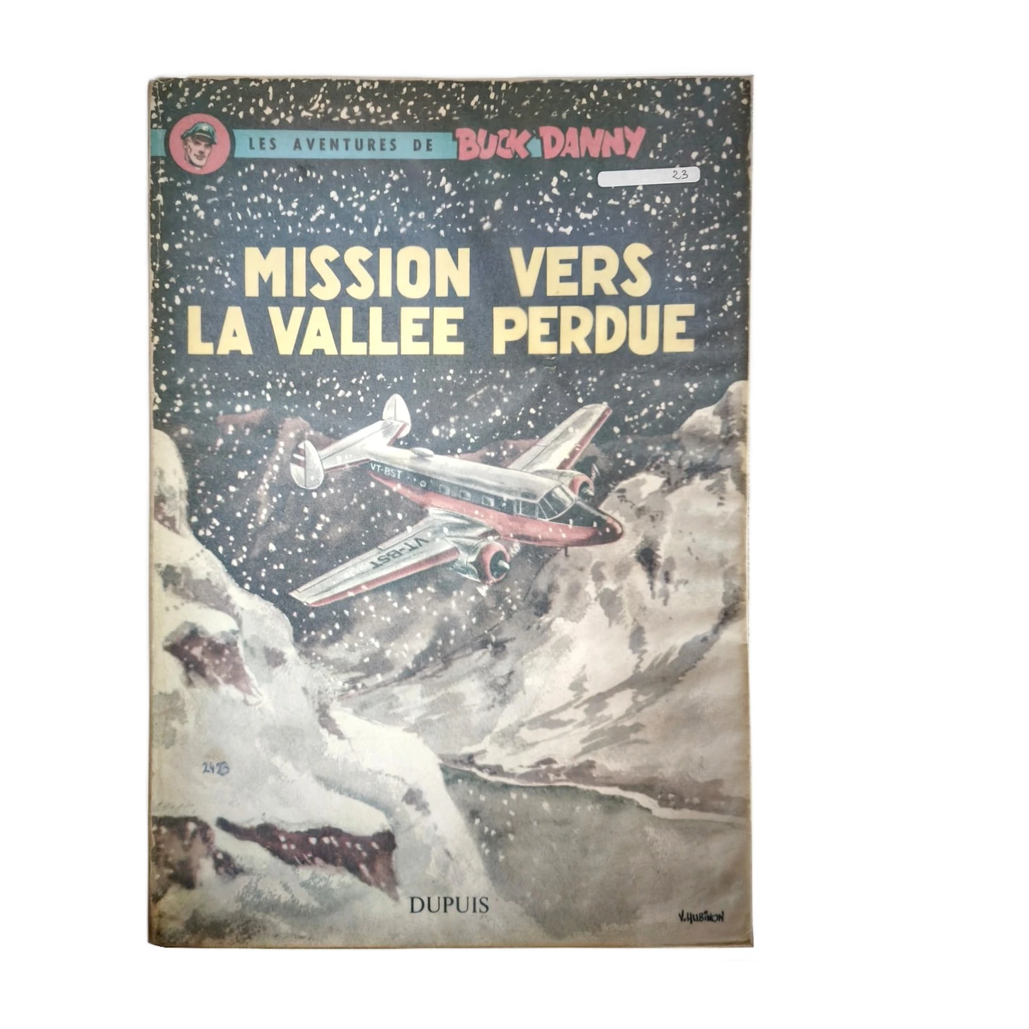 Première de couverture de la BD Buck Danny Mission vers la vallée perdue
