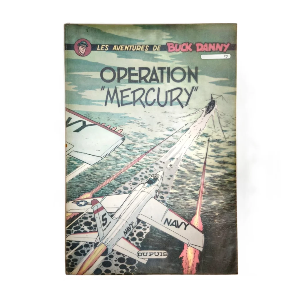 Couverture avant de la bande dessinée Buck Danny N°29 Opération Mercury