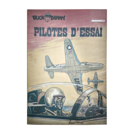 Couverture Buck Danny-Pilotes d'essai EO