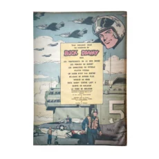 4ème plat de la BD Buck Danny S.O.S. Soucoupes Volantes listant jusqu'au Tigre de Malaisie