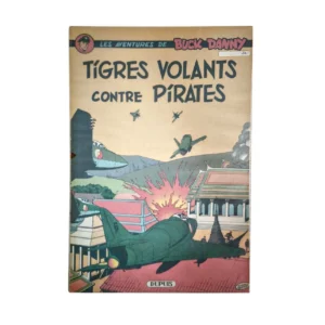 Couverture de la bande dessinée Buck Danny Tigres Volants contre Pirates en Édition Originale